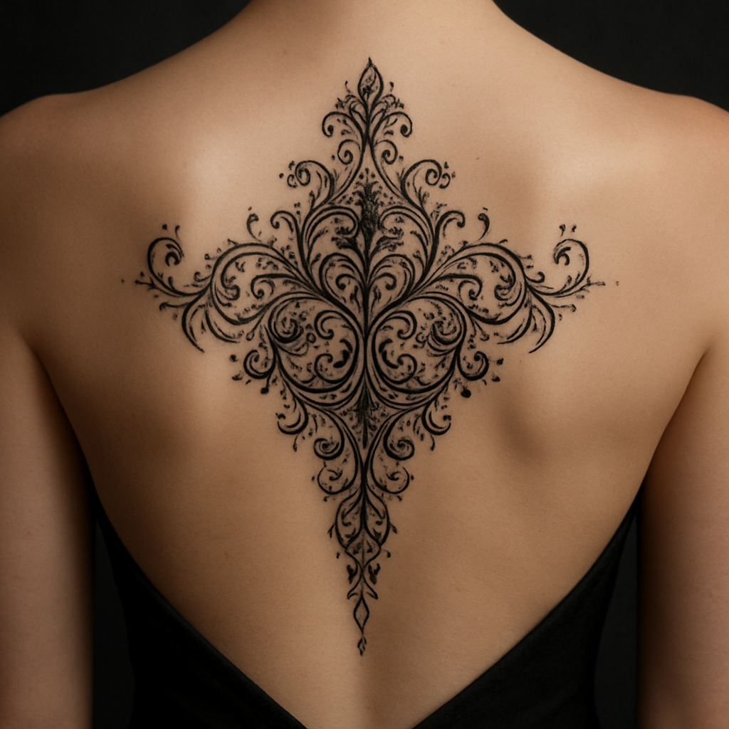 Ornamental tattoo style