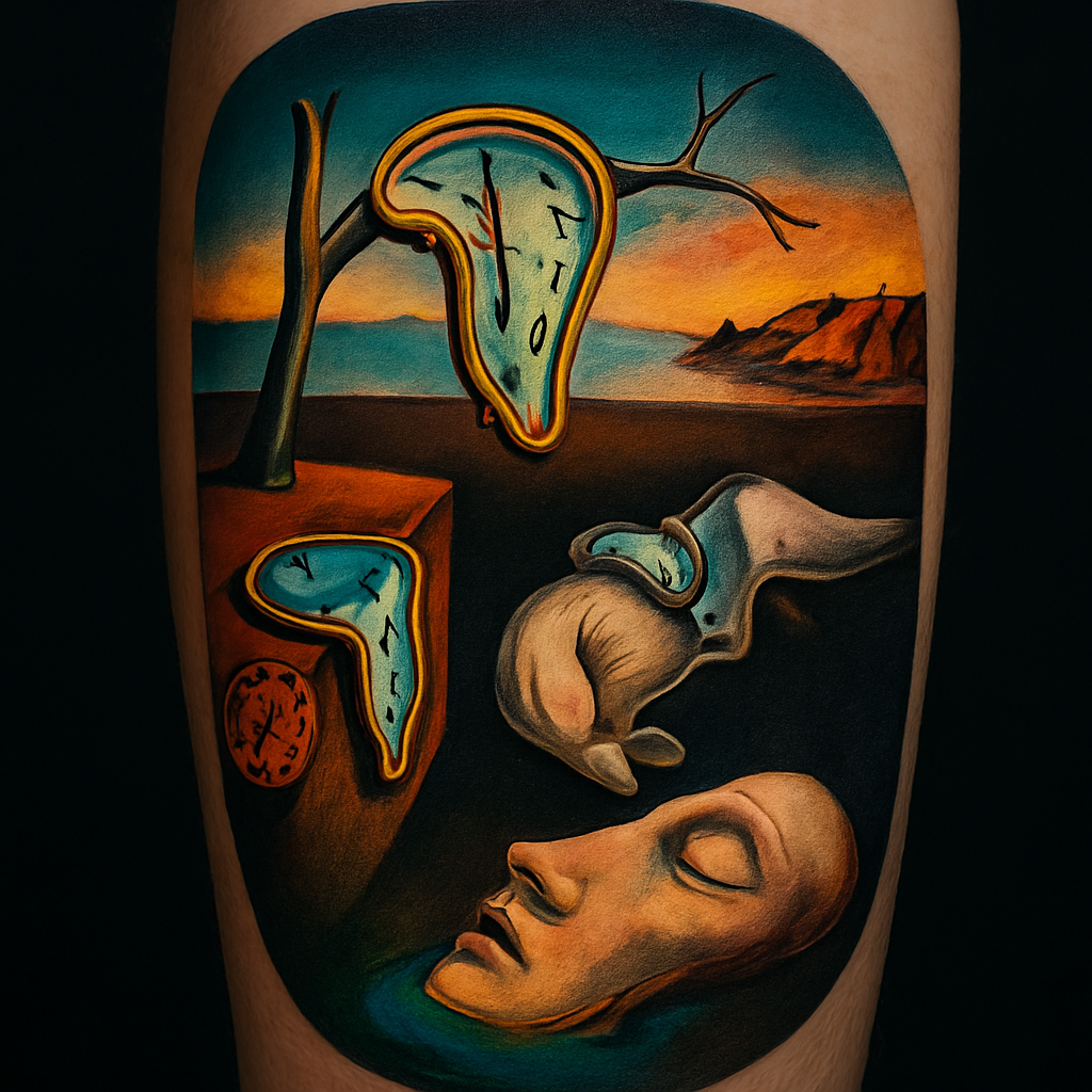 Surrealism tattoo style